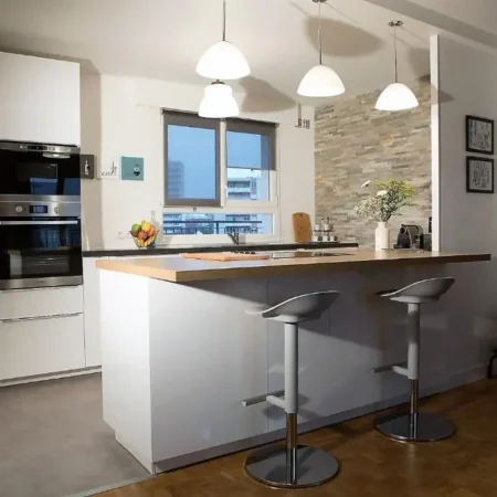 Gite des Bons Amis Dijon ville (T3 tout equipe pour 6, 2 chambres, 70m2, grande terrasse, parking, Wifi)