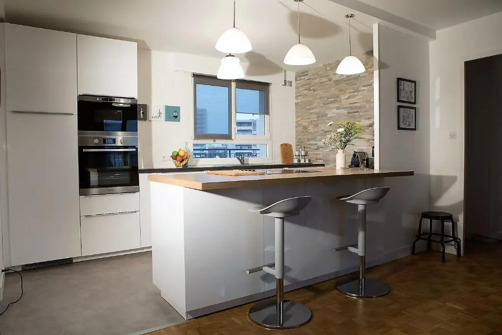 Gite des Bons Amis Dijon ville (T3 tout equipe pour 6, 2 chambres, 70m2, grande terrasse, parking, Wifi)
