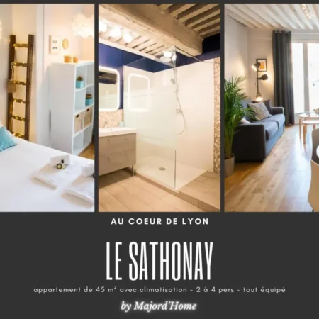 Majord&rsquo;Home – Le Sathonay – Loft Terrasse – Lyon Centre