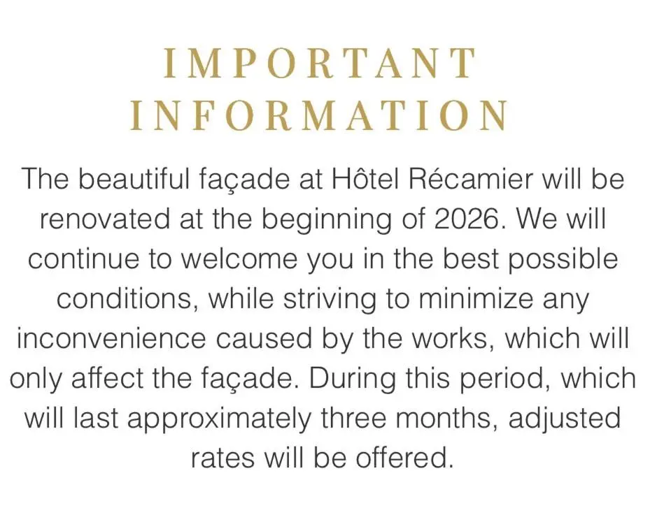 Hotel Recamier