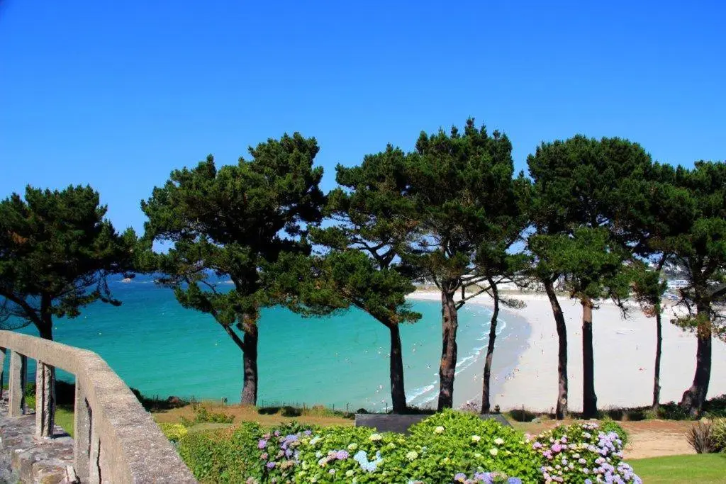 4 Locations 2p vue magnifique plage de Trestel, 3CleVacances